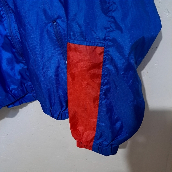 Columbia | Vintage Colorblock Windbreaker Jacket - Blue, Green, Red - Picture 4 of 8